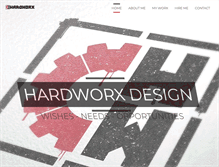 Tablet Screenshot of hardworxdesign.com